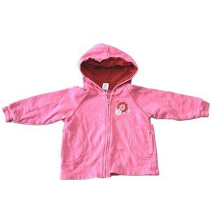 Old Navy | Girls Pink Hoodie Sweatshirt Jacket
Flower Accents